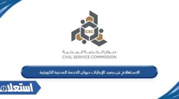 الاستعلام عن رصيد الإجازات ديوان الخدمة المدنية الكويتية
