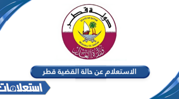 الاستعلام عن حالة القضية قطر